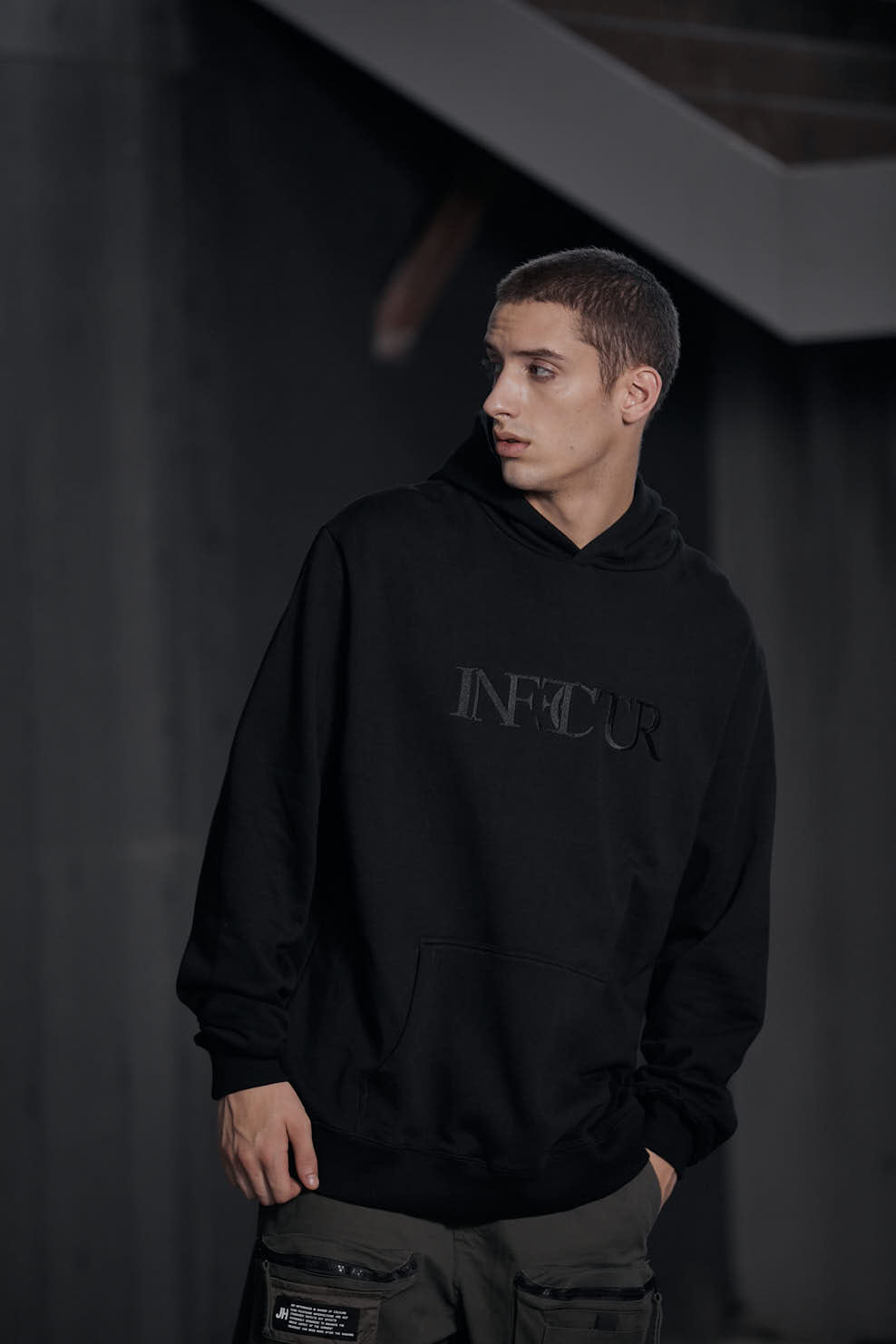 US Flag 01 Hoodie - Black