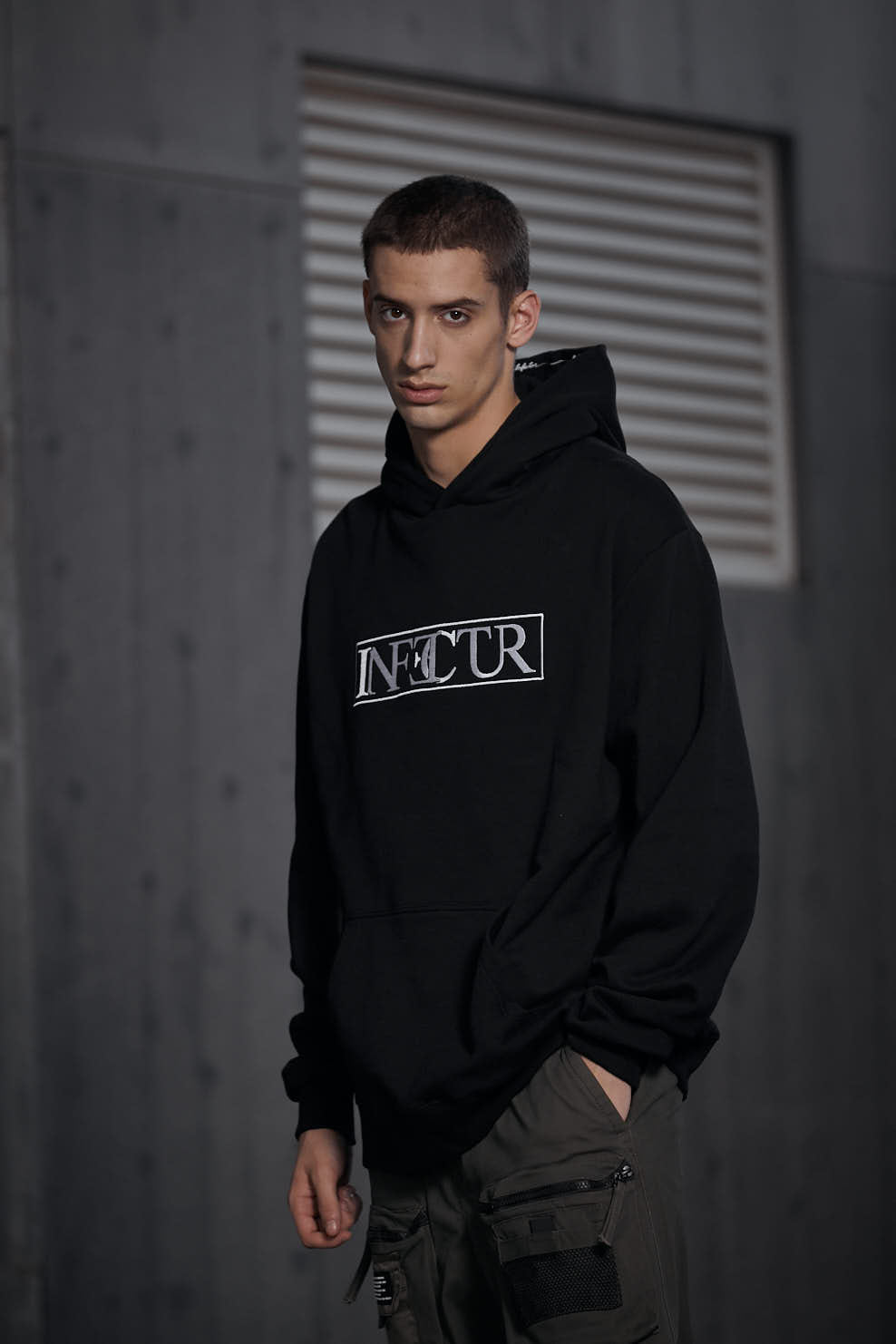 US Flag 02 Hoodie - Black