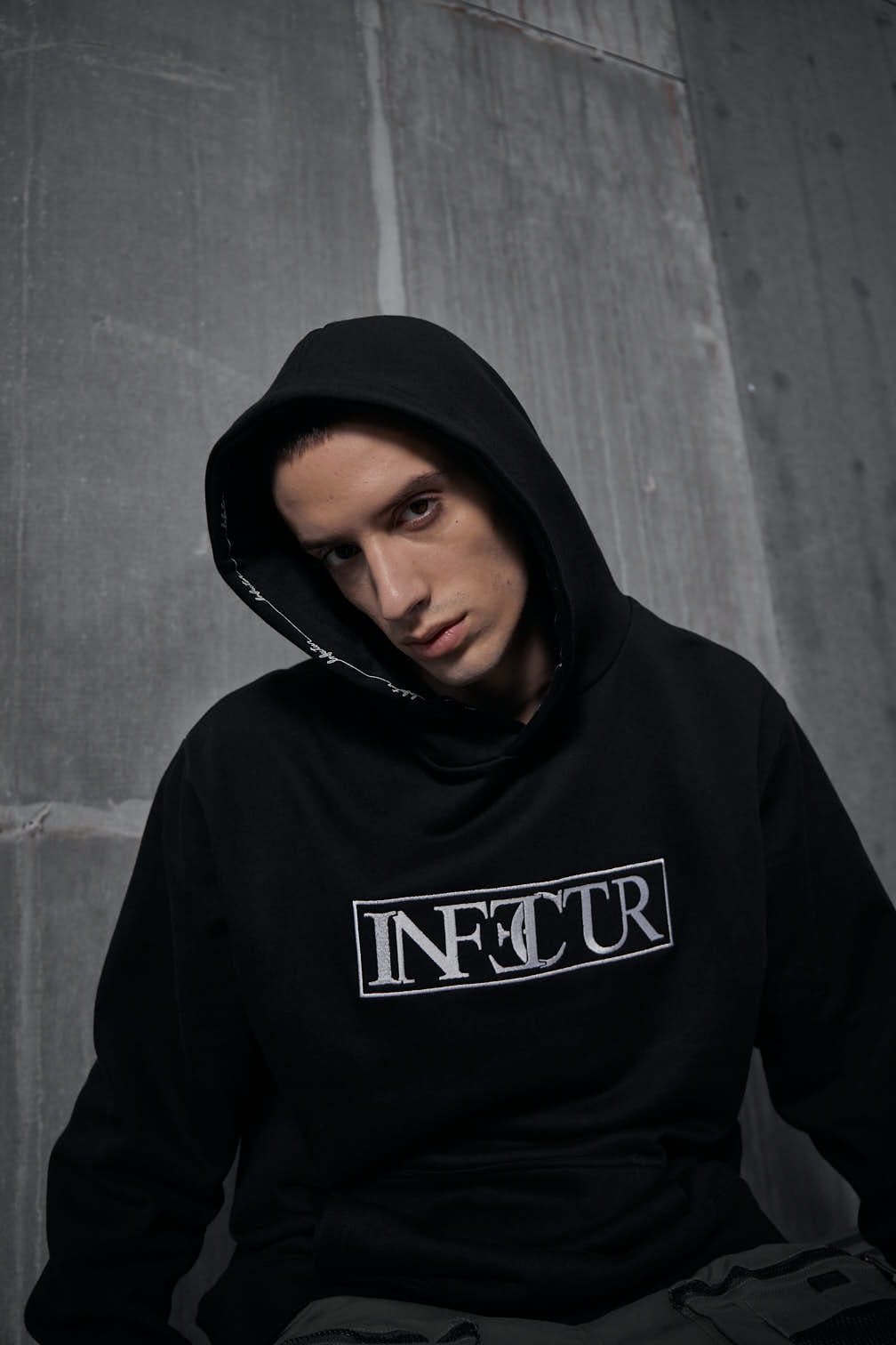 US Flag 02 Hoodie - Black