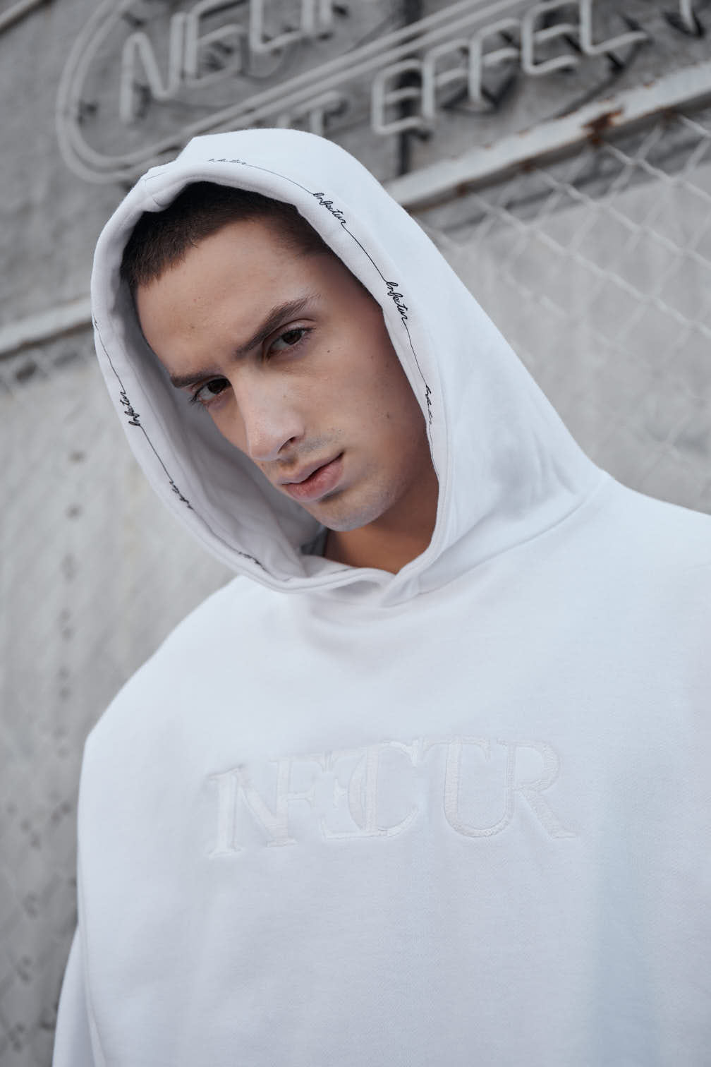 US Flag 01 Hoodie - White