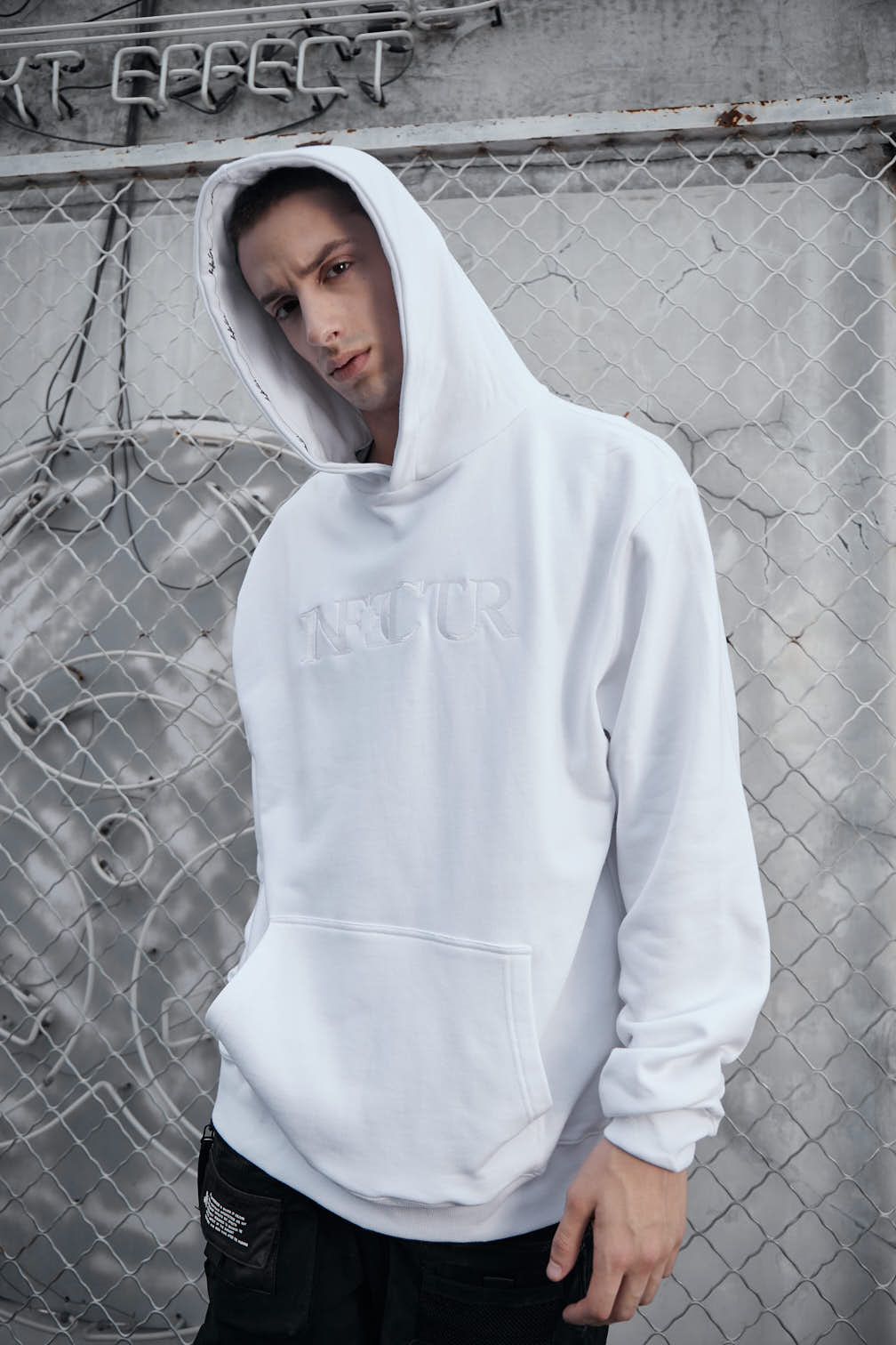 US Flag 01 Hoodie - White