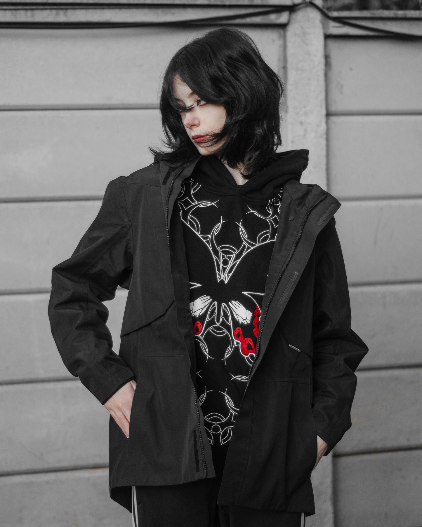 Maraho-Bio Hoodie - Black