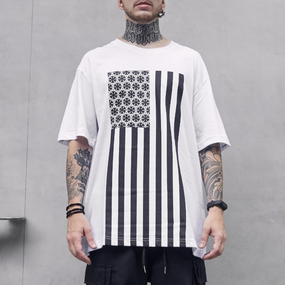 US-Flag Tee - White