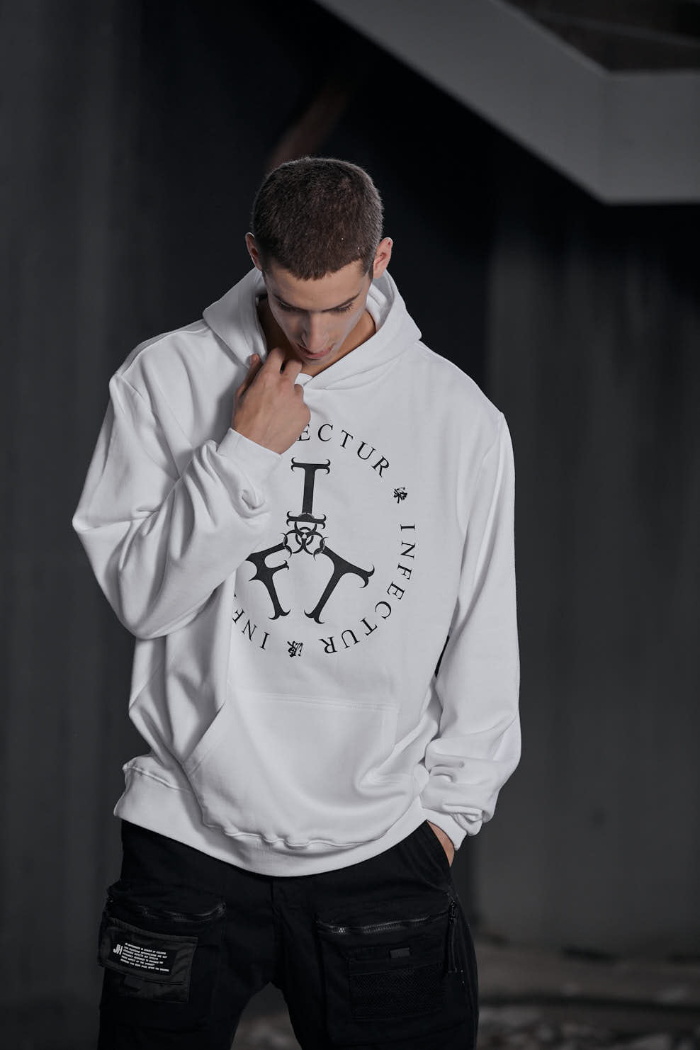 Logo Hoodie - White