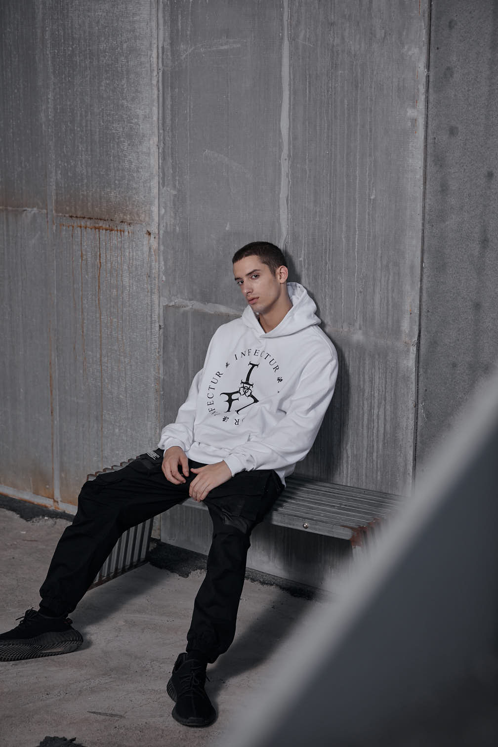 Logo Hoodie - White