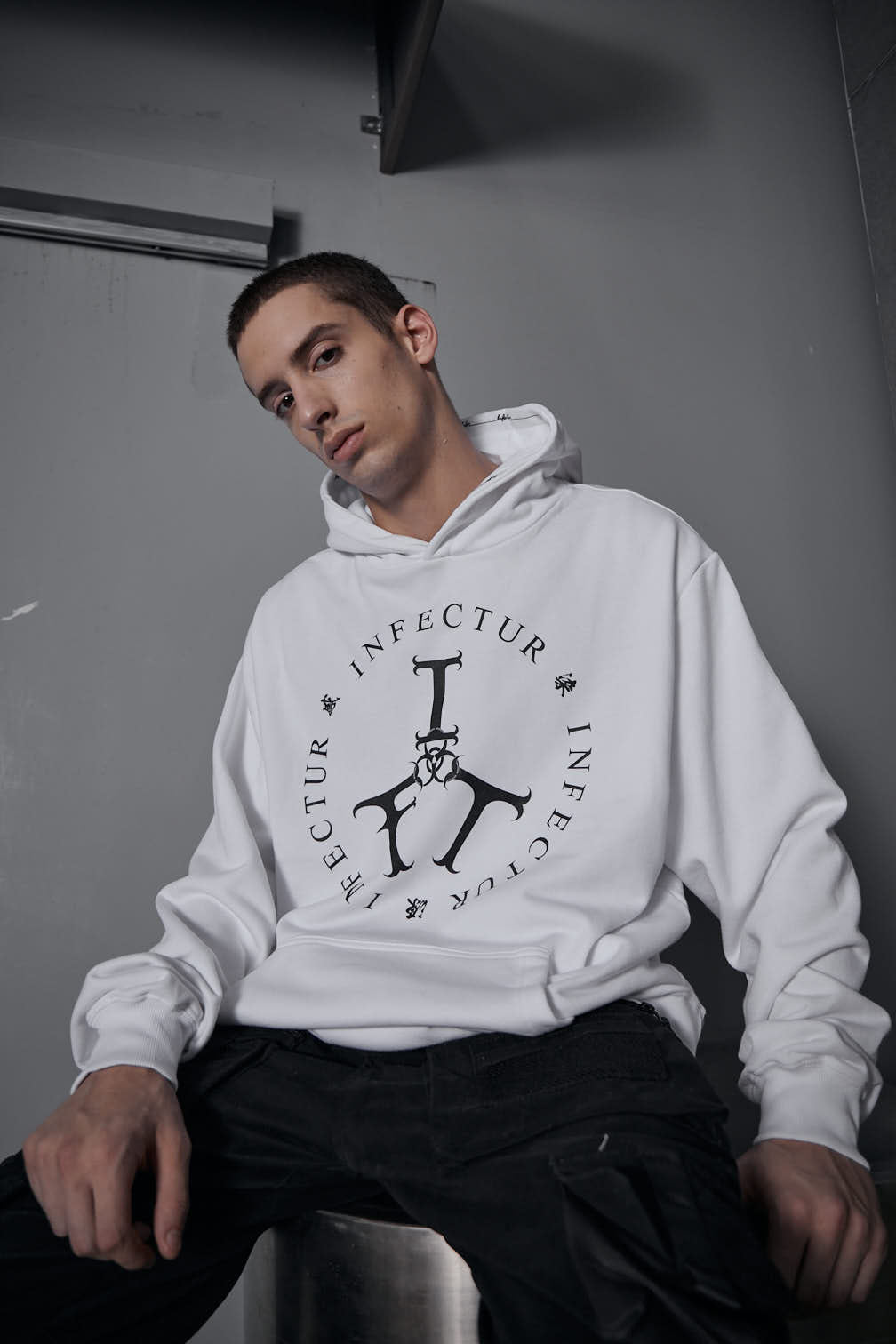 Logo Hoodie - White