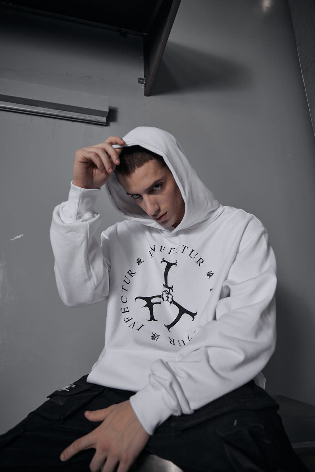 Logo Hoodie - White