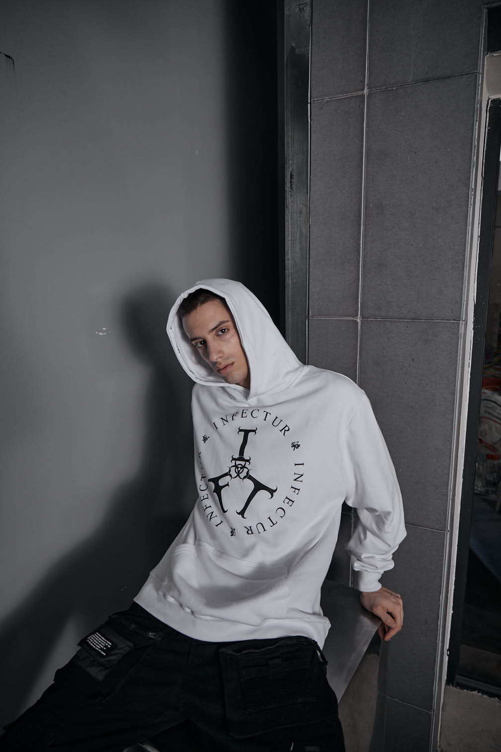 Logo Hoodie - White