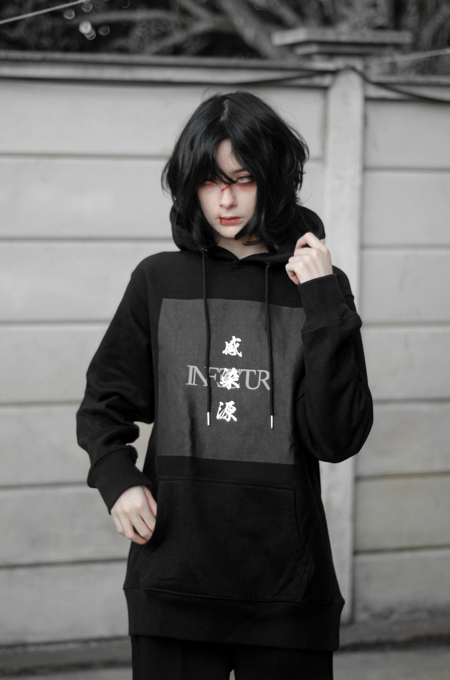 nyyuqi 1/12 Scale Clothes Accessories Black Pullover Hoodie